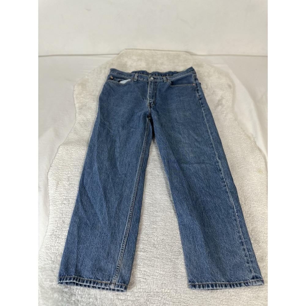 Levi's 550 Relaxed Fit Mens Blue Denim Jeans Size 40x30 Cotton‎ Straight